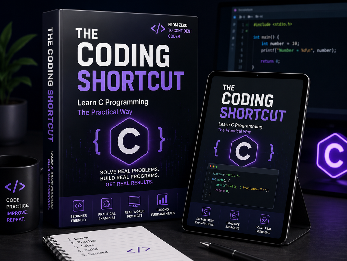 The Coding Shortcut : Go From Confused Beginner to Building Real Programs Without Wasting Months on Theory