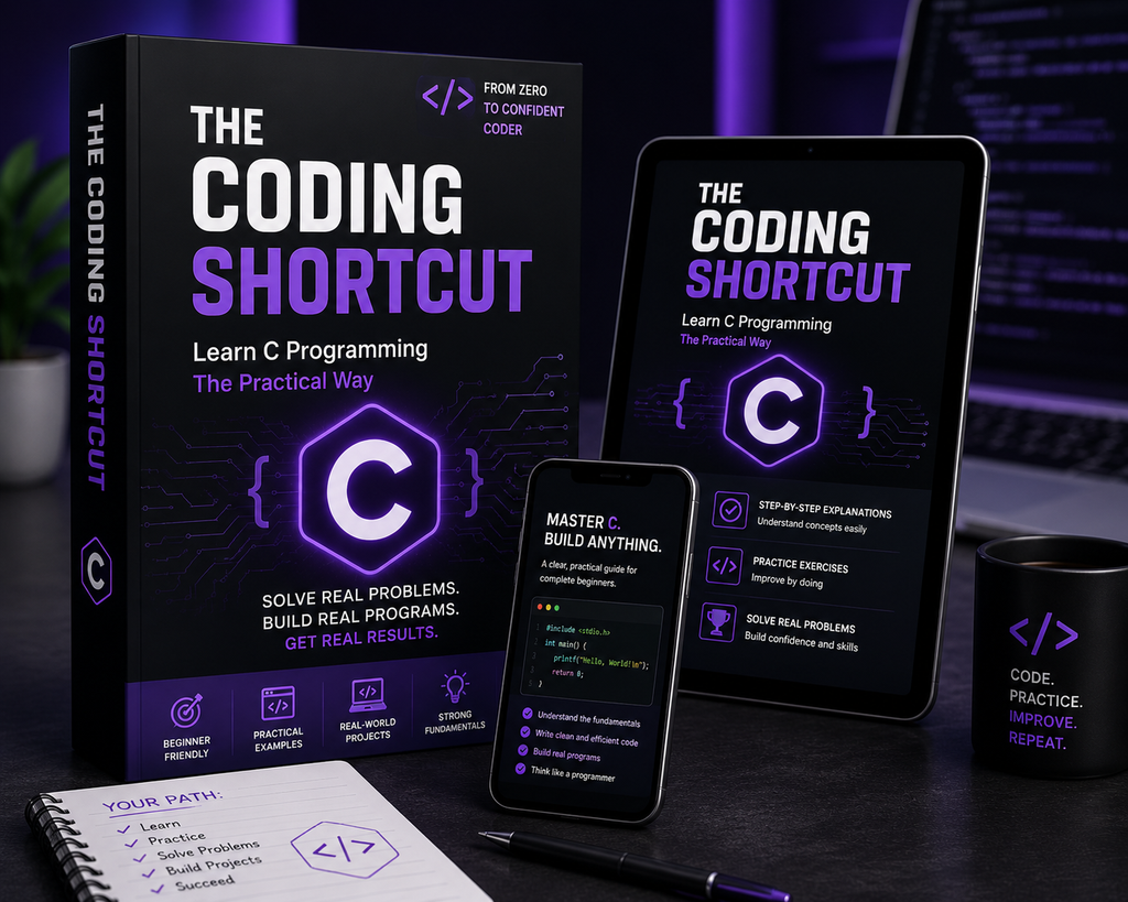The Coding Shortcut : Go From Confused Beginner to Building Real Programs Without Wasting Months on Theory